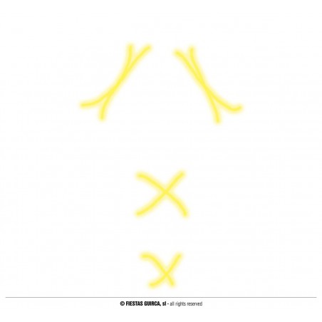 MASCARA ASESINO CON CAPUCHA Y LUZ, PVC