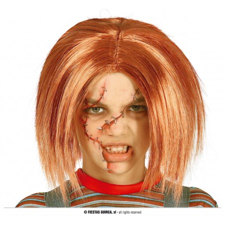 PELUCA MUÑECO ASESINO INFANTIL EN CAJA