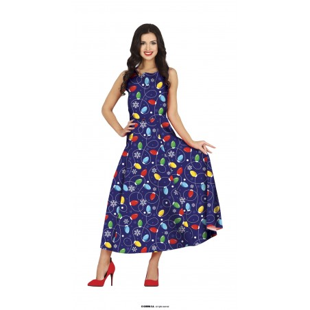 VESTIDO LARGO NAVIDAD