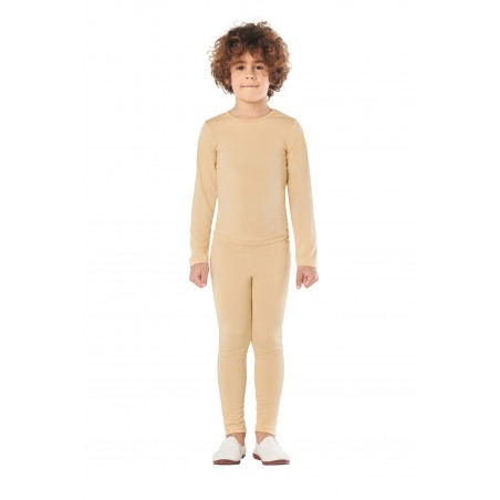 MAILLOT BEIGE 2 PZAS UNISEX SPANDEX