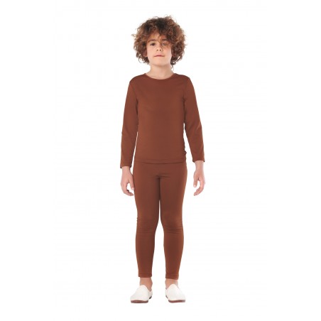 MAILLOT MARRON 2 PZAS UNISEX SPANDEX