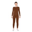 MAILLOT MARRON 2 PZAS MUJER SPANDEX