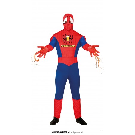 DISFRAZ DE SPIDER BAR ADULTO