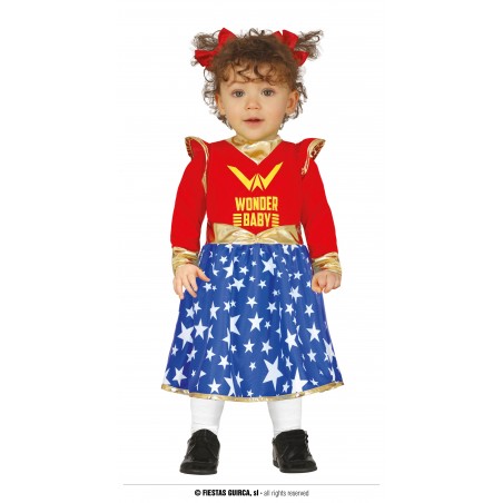 DISFRAZ HEROINA ESTRELLA BEBE