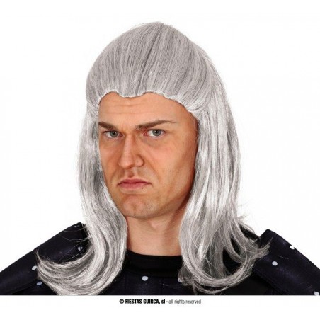 PELUCA BRUJO GUERRERO CON COLETA EN CAJA