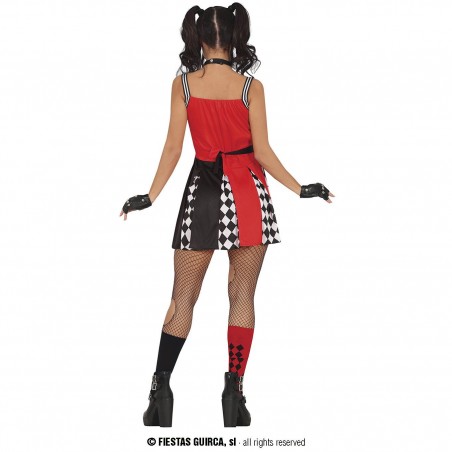 HARLEQUIN CHEERLEADER ADULTA