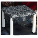 DECOR.ENCAJE NEGRO MESA, TELARAÑA 100X75 CM