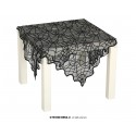 DECOR.ENCAJE NEGRO MESA, TELARAÑA 100X75 CM