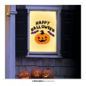 DECORACION GEL "HAPPY HALLOWEEN", 20X25 CMS.
