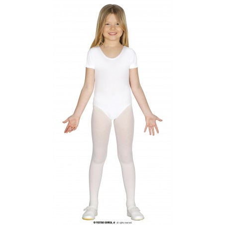 BODY INFANTIL BLANCO SPANDEX