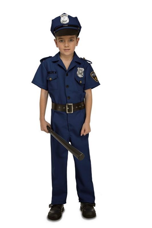 DISFRAZ DE POLICÍA infantil, disfraz de policía infantil, cosplay infantil chaleco  policía EUR 7,40 - PicClick ES