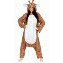DISFRAZ DE PIJAMA JIRAFA ADULTA