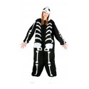 DISFRAZ DE PIJAMA  ESQUELETO T-M/L