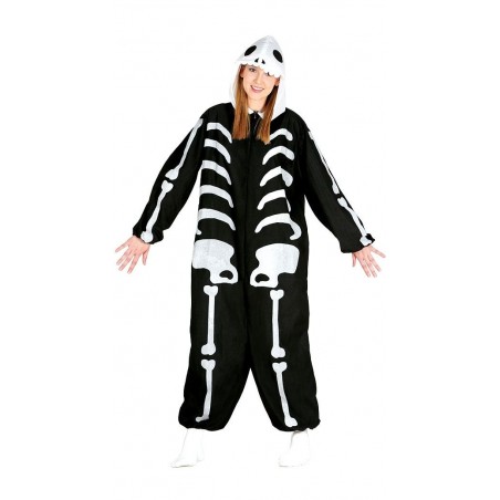 DISFRAZ DE PIJAMA  ESQUELETO T-M/L