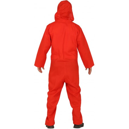 Disfraz de Convicto Rojo Hombre