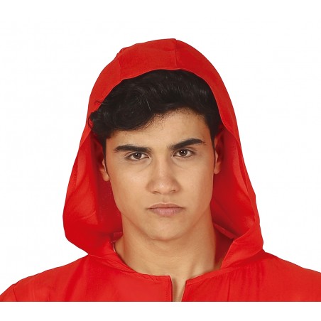 Disfraz de Convicto Rojo Hombre