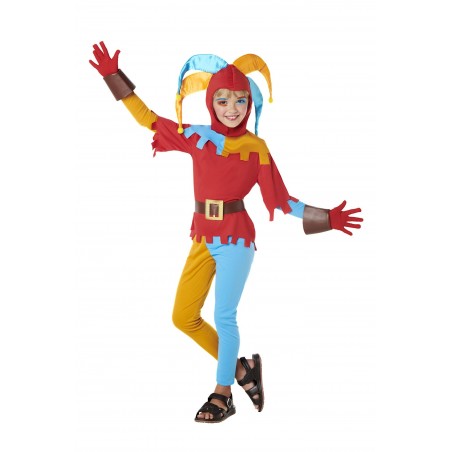 DISFRAZ DE NIÑA BUFON ARLEQUIN COLORES