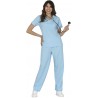 Disfraz de Enfermera Azul Adulta