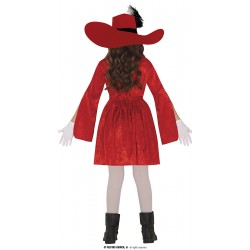 MOSQUETERA  ROJA  INFANTIL