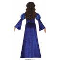 PRINCESA  MEDIEVAL AZUL  INFANTIL