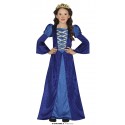 PRINCESA  MEDIEVAL AZUL  INFANTIL