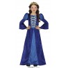 PRINCESA  MEDIEVAL AZUL  INFANTIL