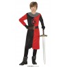 REY MEDIEVAL ROJO/NEGRO  INFANTIL