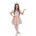 UNICORNIO VESTIDO CON DIADEMA  INFANTIL