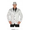 CHAQUETA LENTEJUELAS PLATA ADULTO