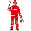 DISFRAZ DE BOMBERO ADULTO