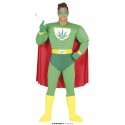 DISFRAZ DE SUPERHEROE MARIHUANA ADULTO