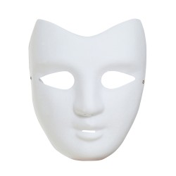 MASCARA BLANCA PARA PINTAR