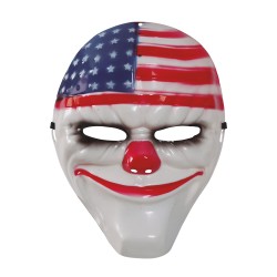 MASCARA PAYASO AMERICA PVC