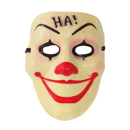 MASCARA PAYASO "HA!" PVC