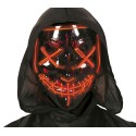 MASCARA NEGRA C/LUZ SURT. PVC