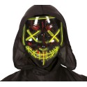 MASCARA NEGRA C/LUZ SURT. PVC