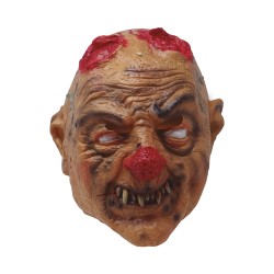 MASCARA PAYASO SIN CUERNOS LATEX