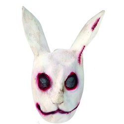 MASCARA CONEJO TERROR LATEX