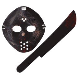 SET MASCARA Y MACHETE 54 CMS.