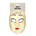 MASCARA MUJER CON CORAZON PVC