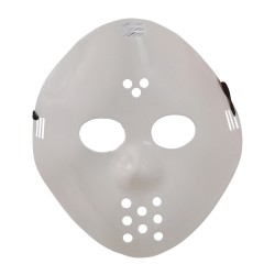 MASCARA HOCKEY BLANCA PVC