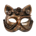 MASCARA GATO STEAMPUNK PVC