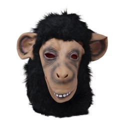 CARETA CHIMPANCE CON PELO