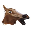 CARETA CABALLO CON PELO LATEX
