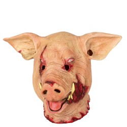 MASCARA CERDO TERROR LATEX