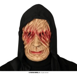 MASCARA MONJE LEPROSO LATEX CON CAPUCHA