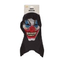MASCARA PAYASO CON CAPUCHA NEGRA LATEX
