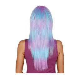 PELUCA MELENA LARGA AZUL EXTRA(ENVASE CAJA)