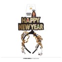 DIADEMA "HAPPY NEW YEAR" SURT.PLATA Y ORO