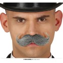 BIGOTE INGLES GRIS